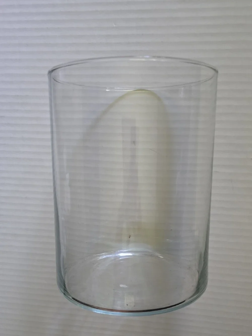 Libbey Clear Glass Cylinder Vase - Home Dining (DIA 6.1 Inch/ 8 Inch Tall)